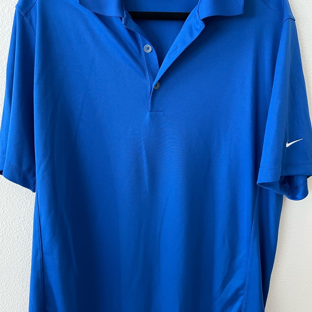 Nike Golf Dri-Fit Men's Blue Polo Shirt